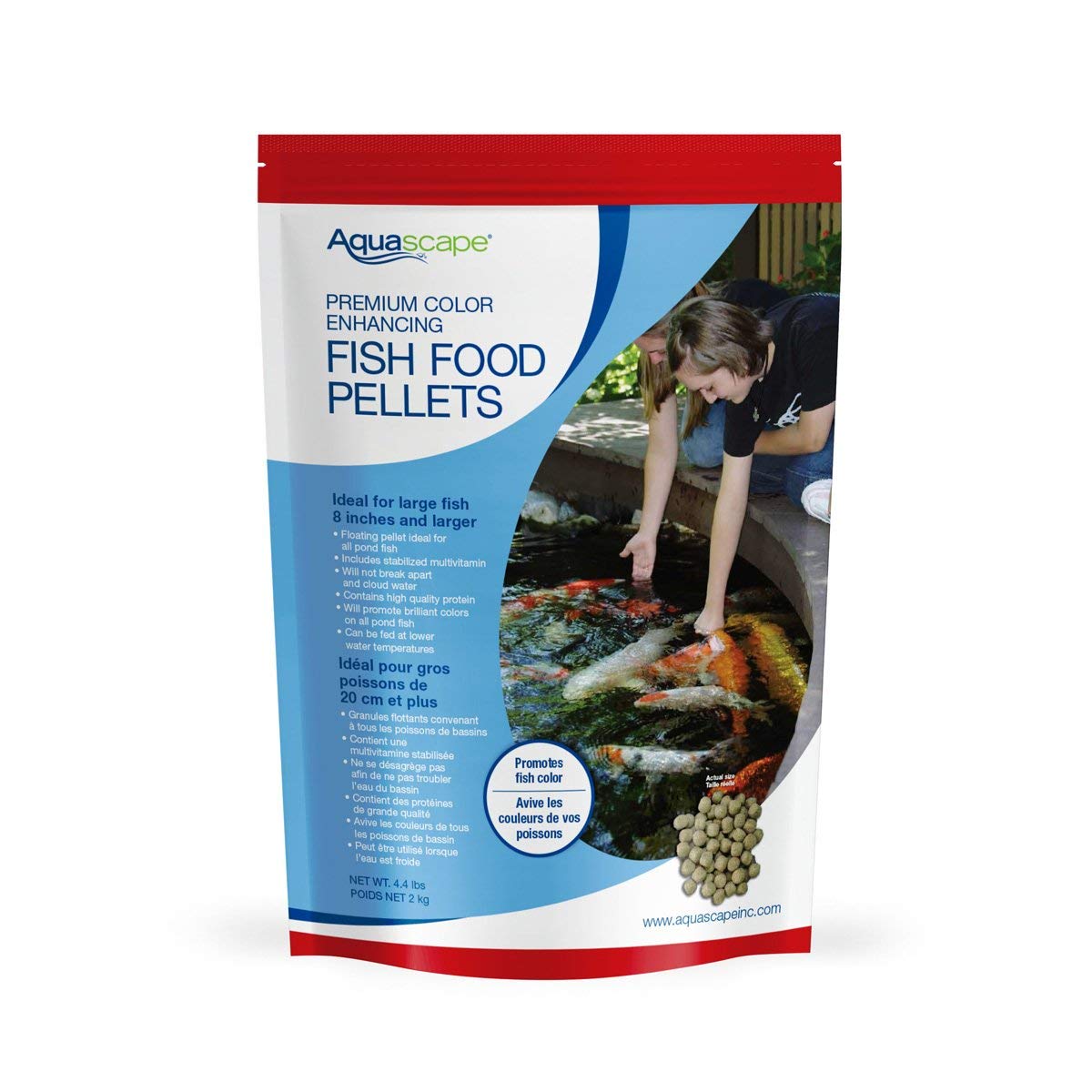 Picture of Aquascape AQS98875 4.6 lbs Premium Color Enhancing Fish Food Pellets