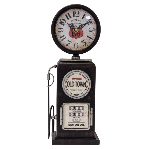 Picture of Yosemite Home Decor 5220002 Old Town Black Table Top Clock