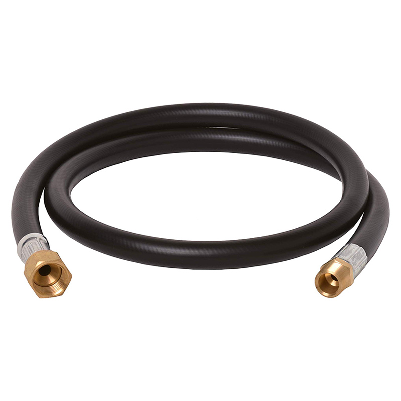 Picture of Flame King MB100383-96 96 in. Liquid Propane Thermo Plastic Hose with 0.37 x 0.5 in. Female SAE Swivel x 0.37 in.