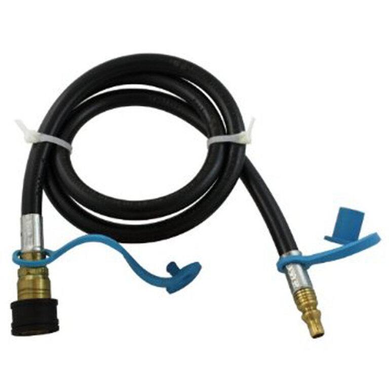 Picture of Flame King MB100395-48 48 x 0.25 in. Dual Quick Connect Hose for RV&#44; Van & Trailer
