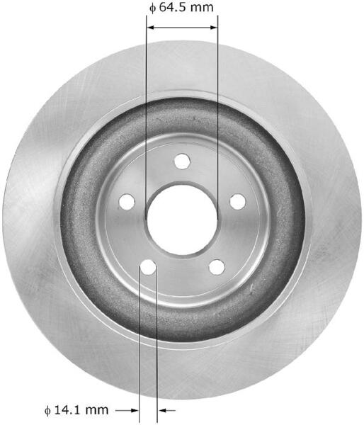 PRT6022 Premium Disc Brake Rotor for 2005 Jaguar Super V8 Base
