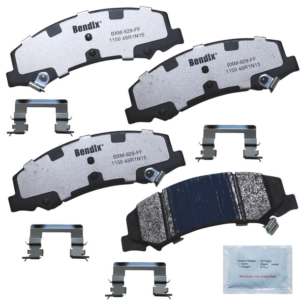MKD1159FM Fleet MetLok Brake Pad - Front & Rear for 2006 Buick Lucerne CX