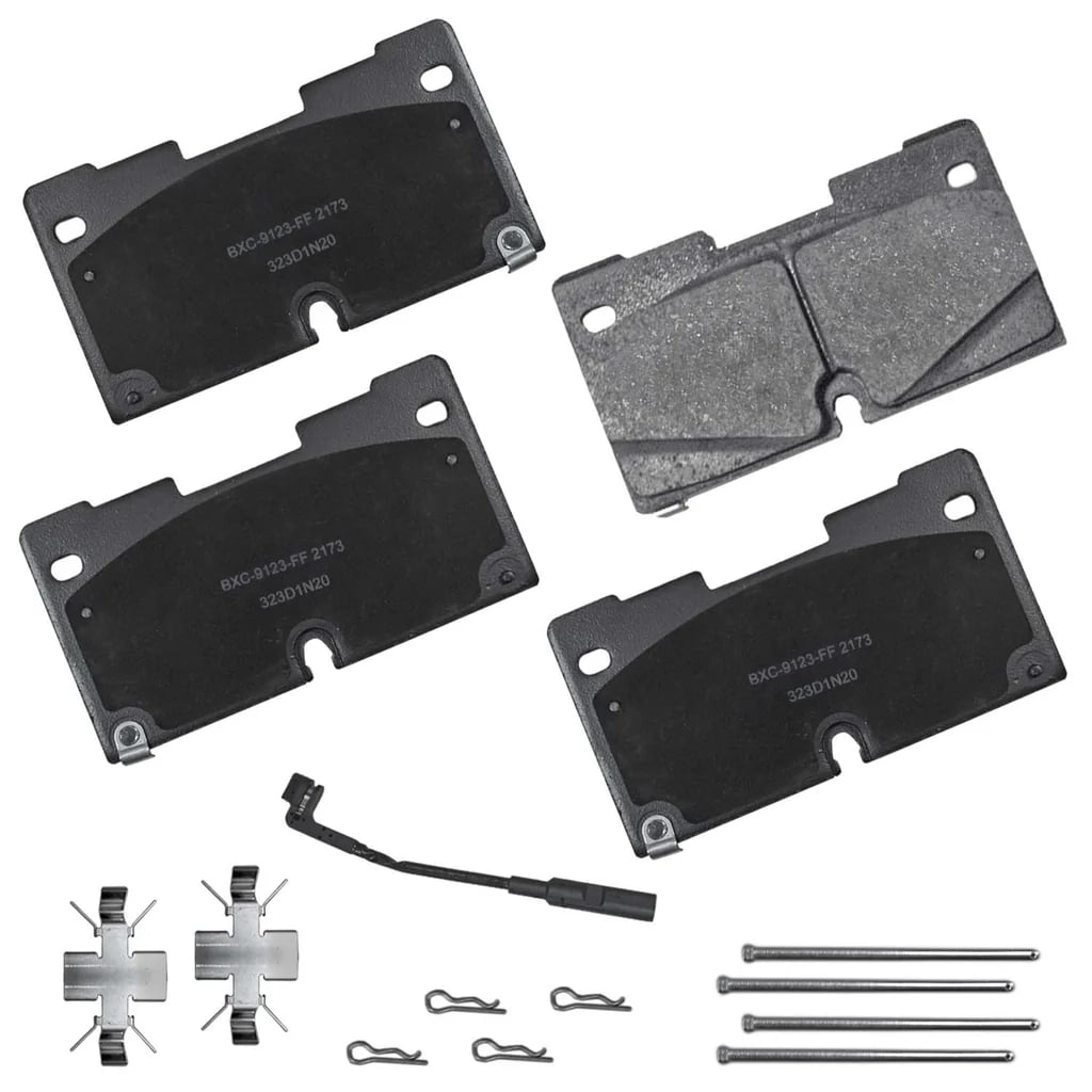 SBC2173 Premium Disc Brake Pad Set - Front for 2019 Chevrolet Cheyenne Custom Trail Boss