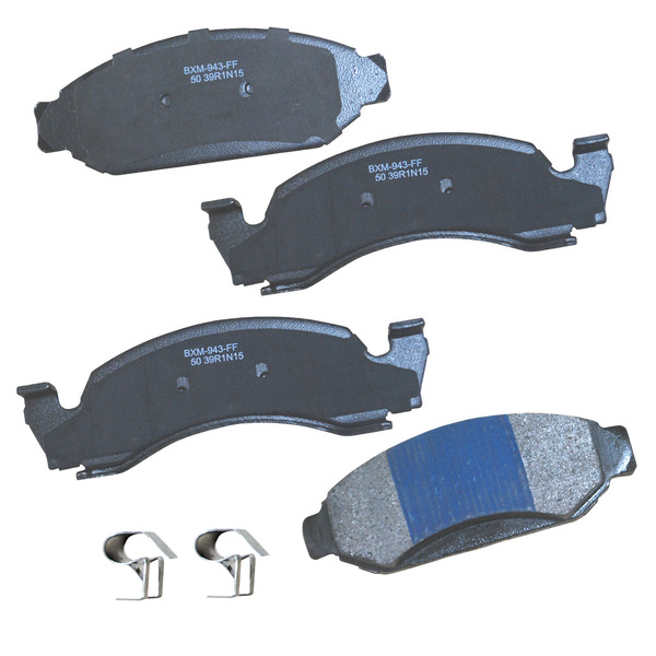SBM50 Premium Disc Brake Pad Set - Front & Rear for 1972 Ford Custom Base