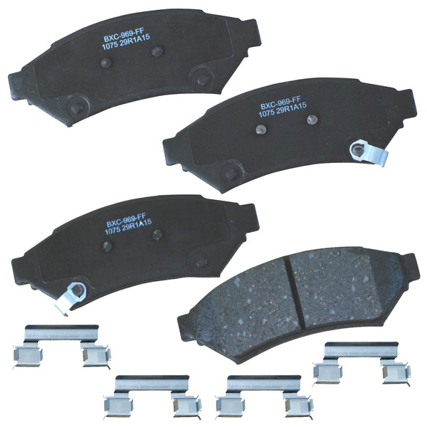 SBC1075 Premium Disc Brake Pad Set - Front & Rear for 2005 Buick Allure CX