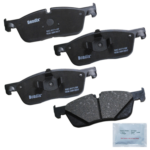 CFC1838 Ultra Premium Priority 1 Disc Brake Pad Set - Front for 2014 Land Rover Discovery HSE