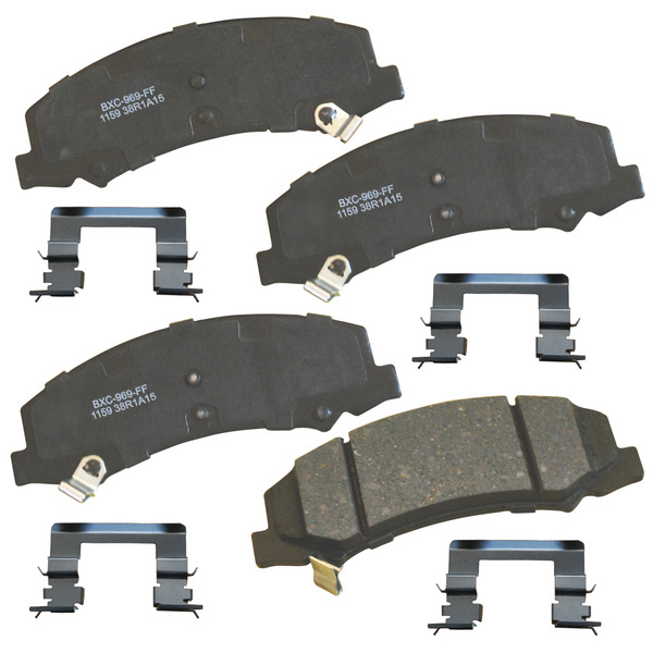 SBC1159 Premium Disc Brake Pad Set - Front & Rear for 2006 Buick Lucerne CX
