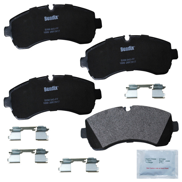 CFC2039 Ultra Premium Priority 1 Disc Brake Pad Set - Front for 2014 Ford Transit Connect Titanium