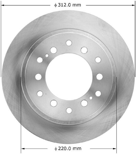PRT6067 Premium Disc Brake Rotor for 2010 Lexus GX460 Base