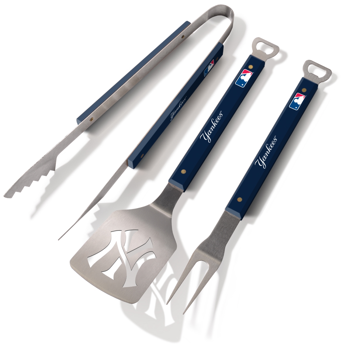 Picture of YouTheFan 5020339 New York Yankees Spirit Series 3 Piece BBQ Set