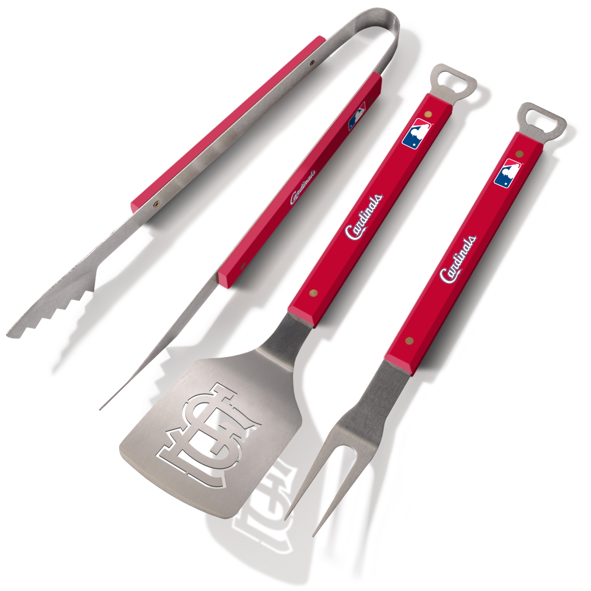 Picture of YouTheFan 5020353 St. Louis Cardinals Spirit Series 3 Piece BBQ Set