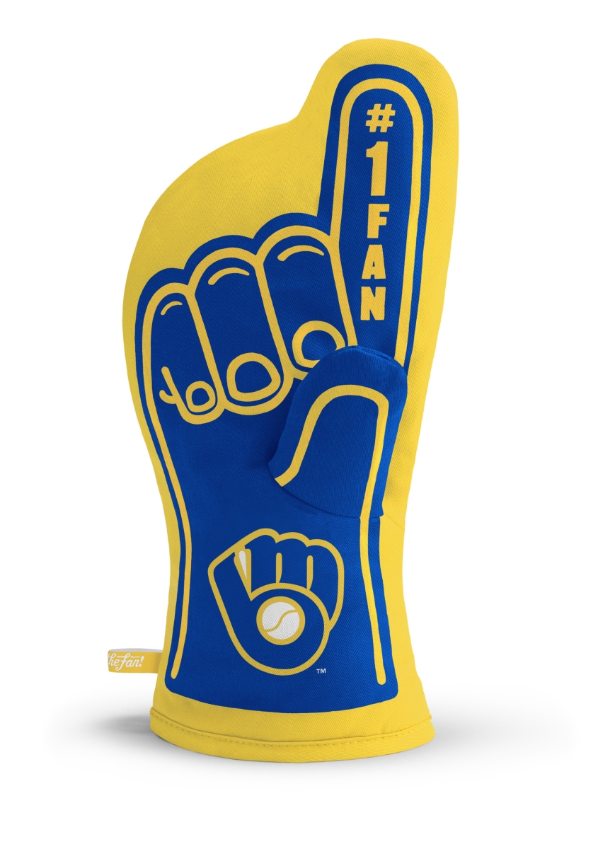 Picture of YouTheFan 5025327 Milwaukee Brewers No. 1 Oven Mitt