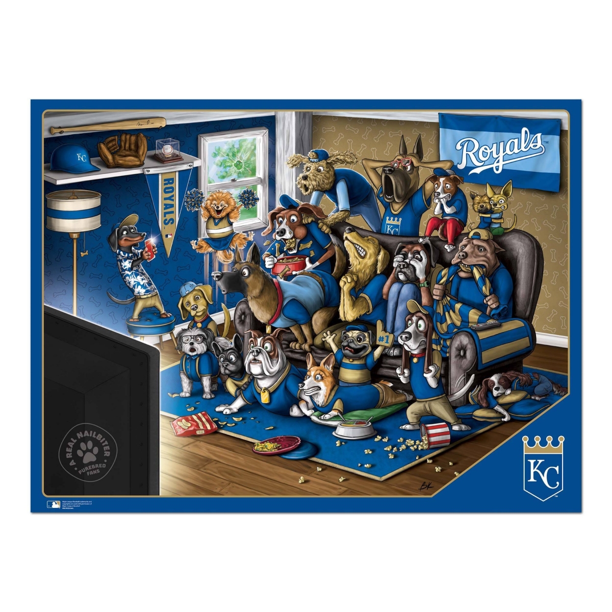 YouTheFan MLB Kansas City Royals Licensed Memory Match Game