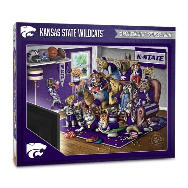 Picture of YouTheFan 2502939 NCAA Kansas State Wildcats Purebred Fans A Real Nailbiter Puzzle - 500 Piece