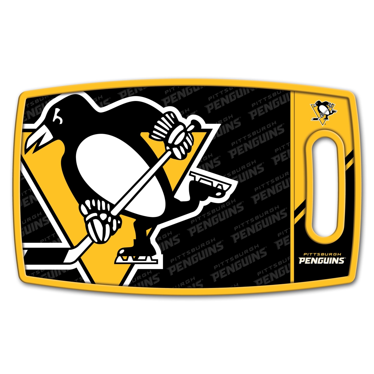 Picture of YouTheFan 1907606 NHL Pittsburgh Penguins Logo Series Cutting Board