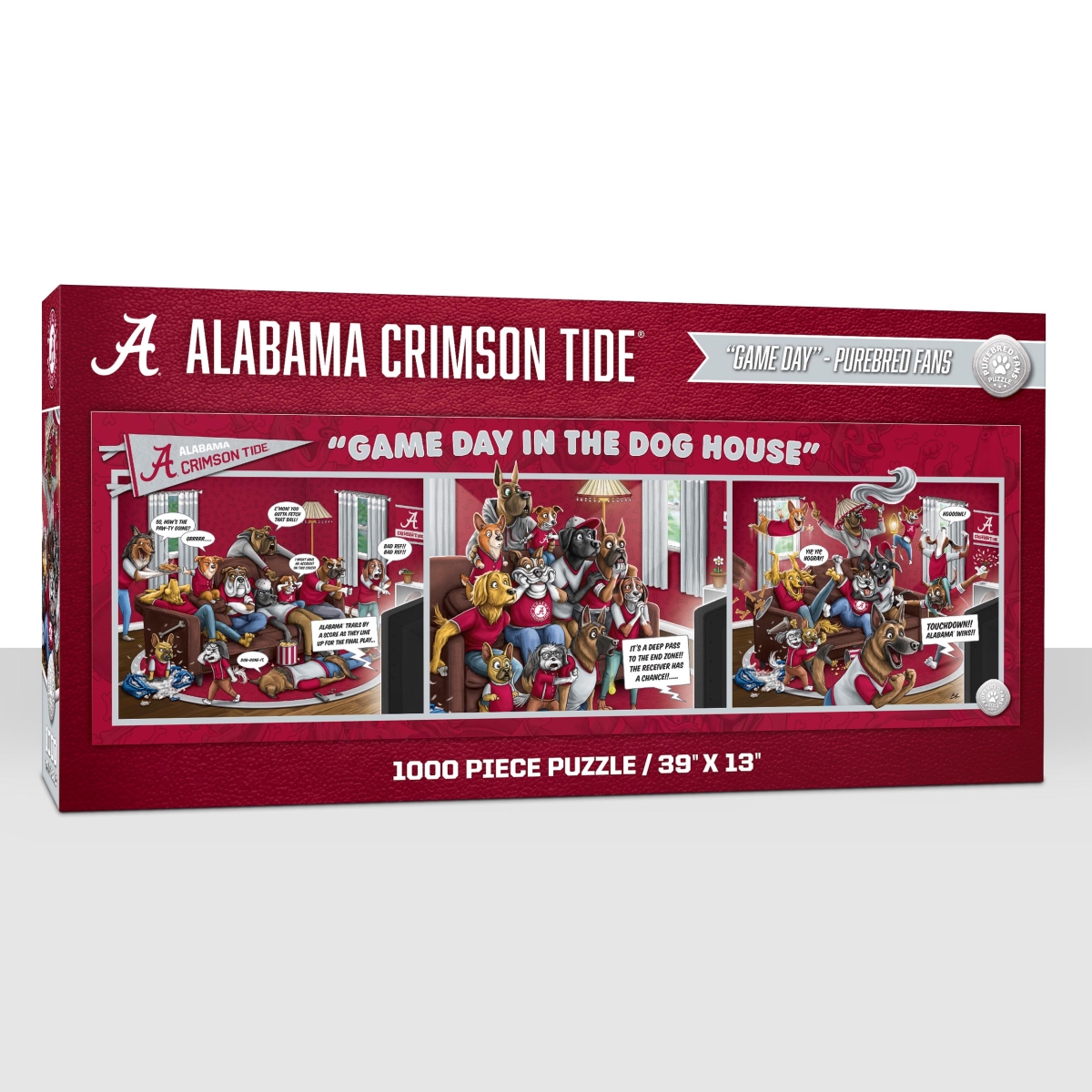 Picture of YouTheFan 2505169 NCAA Alabama Crimson Tide Game Day In The Dog House - 1000 Piece