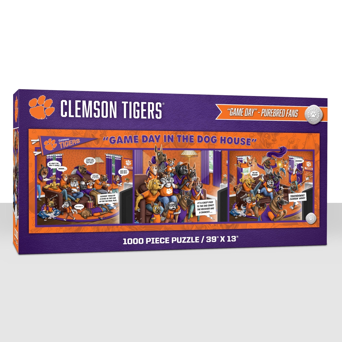 Picture of YouTheFan 2505244 NCAA Clemson Tigers Game Day In The Dog House - 1000 Piece