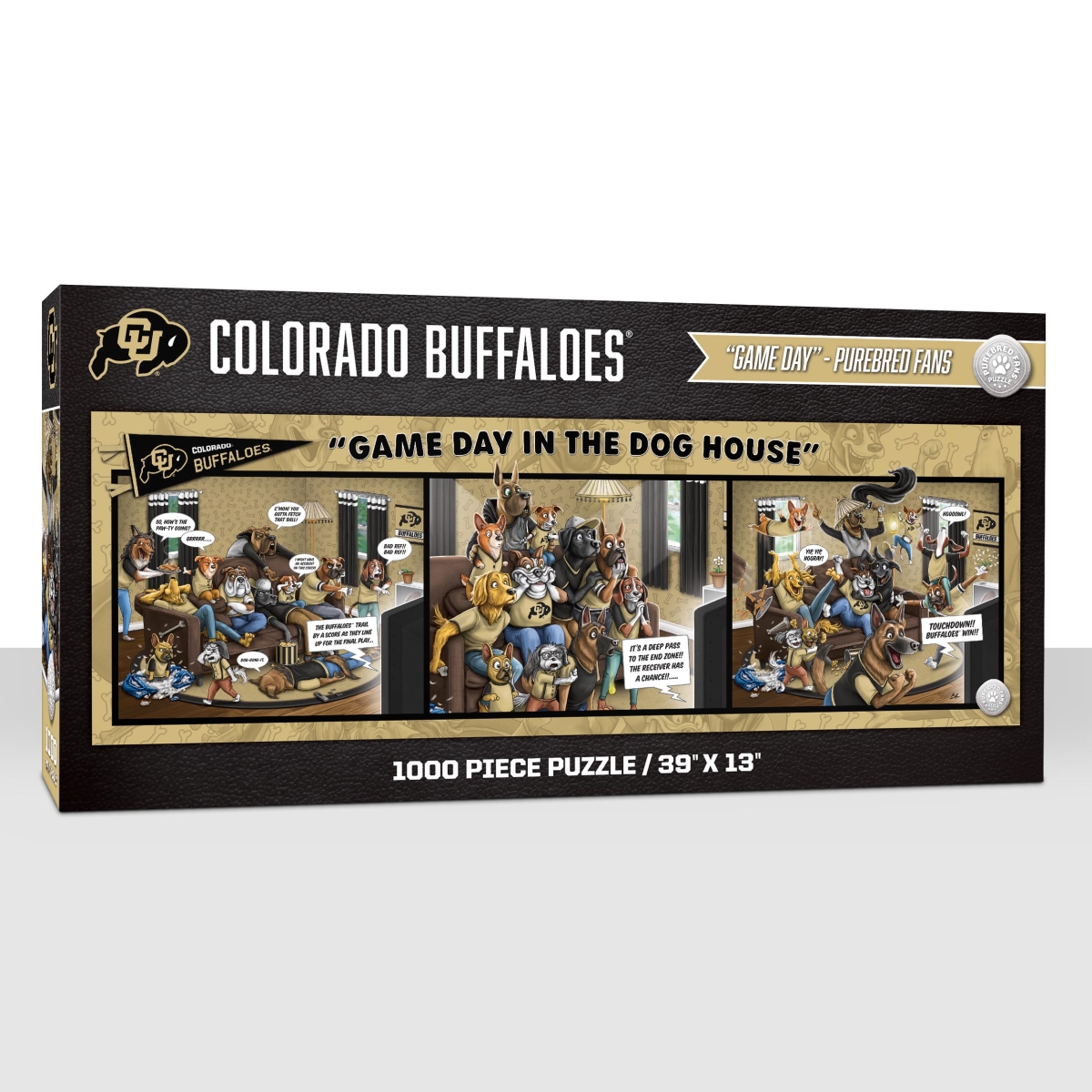Picture of YouTheFan 2505251 NCAA Colorado Buffaloes Game Day in the Dog House Puzzle&#44; 1000 Piece