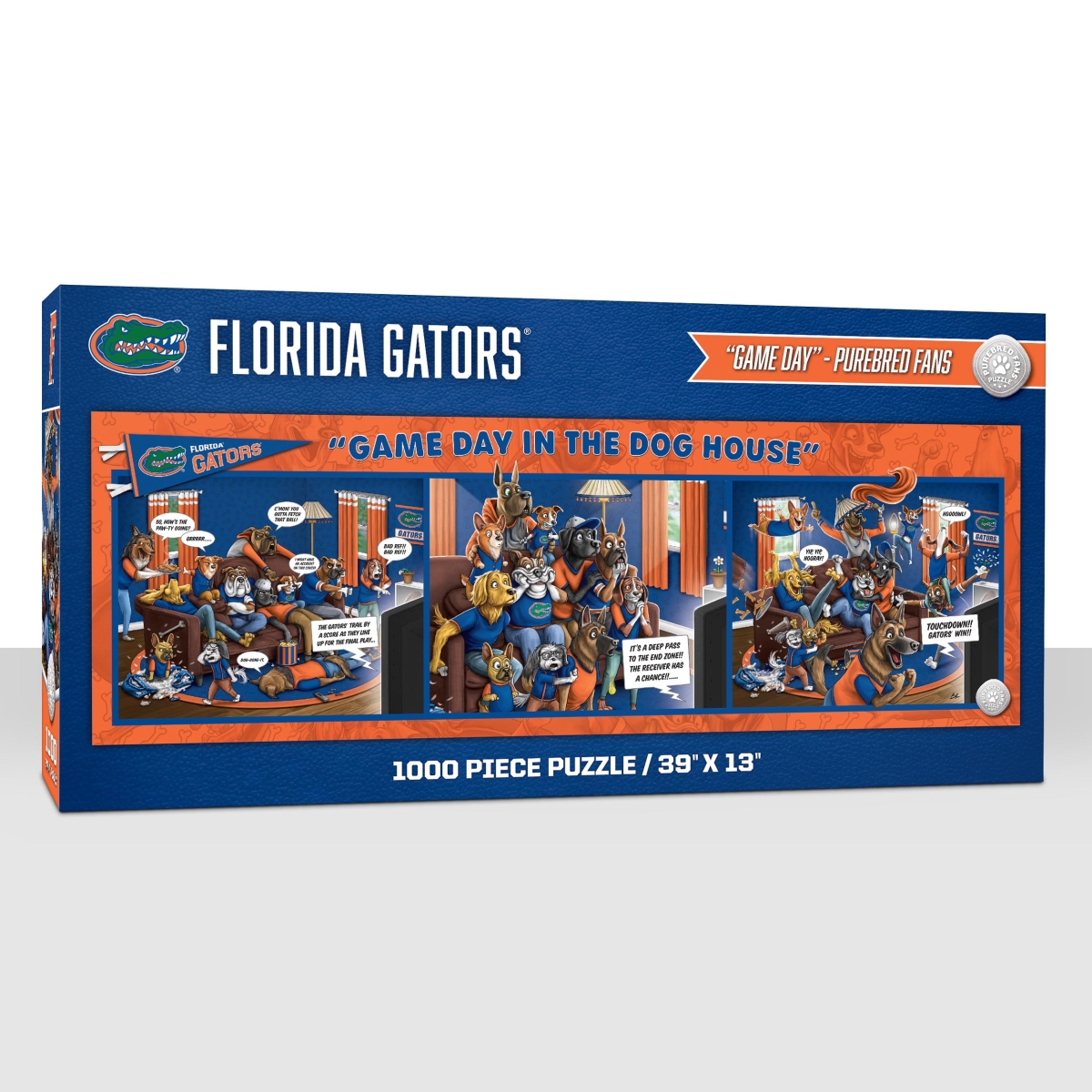 Picture of YouTheFan 2505268 NCAA Florida Gators Game Day in the Dog House Puzzle&#44; 1000 Piece