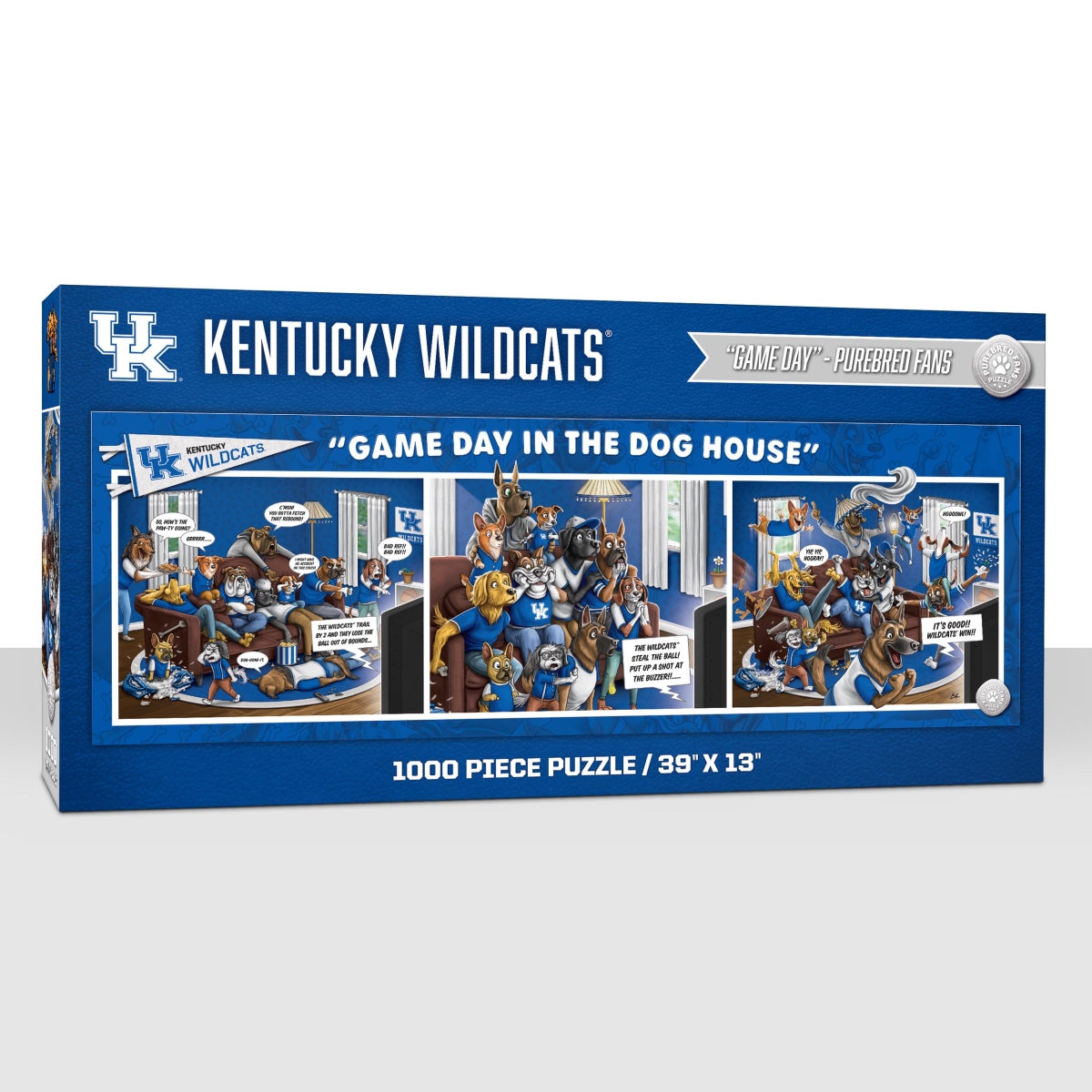 Picture of YouTheFan 2505343 NCAA Kentucky Wildcats Game Day In The Dog House - 1000 Piece