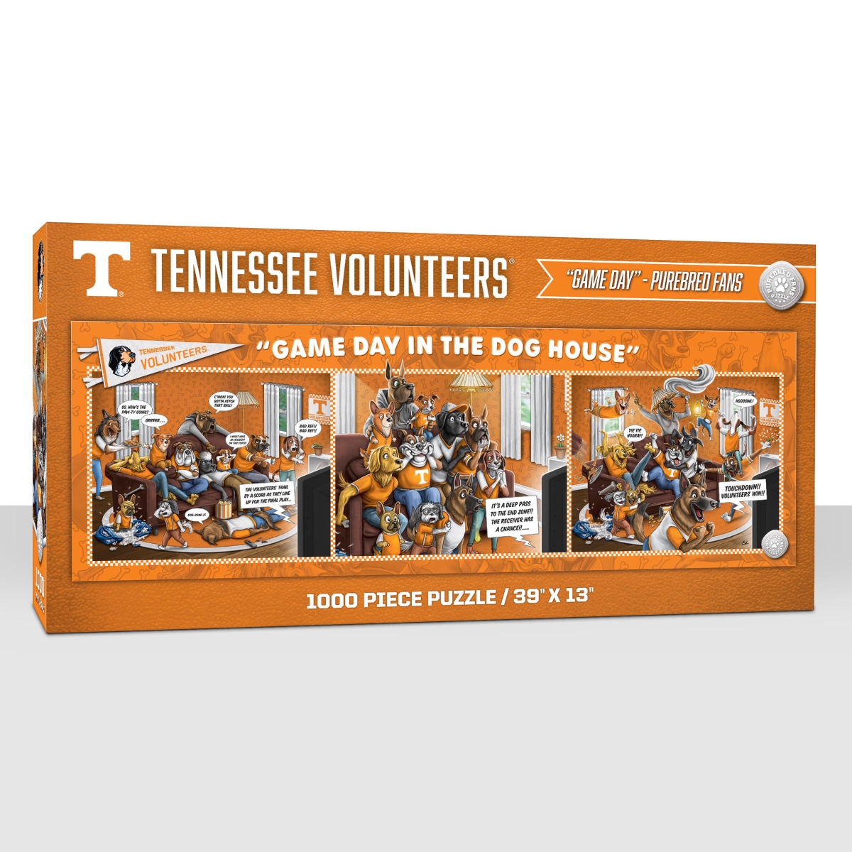 Picture of YouTheFan 2505589 NCAA Tennessee Volunteers Game Day in the Dog House Puzzle&#44; 1000 Piece