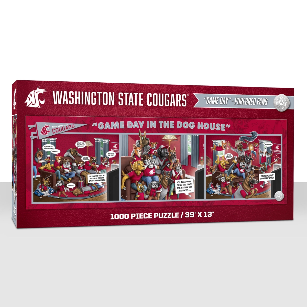 Picture of YouTheFan 2505688 NCAA Washington State Cougars Game Day In The Dog House - 1000 Piece