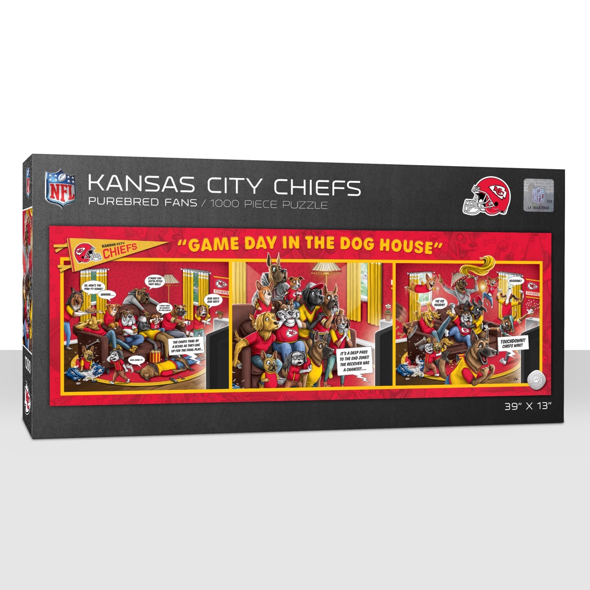 13 x 39 in. NFL Kansas City Chiefs Game Day in the Dog House Puzzle, 1000 Piece -  Souvenirs, SO4229384