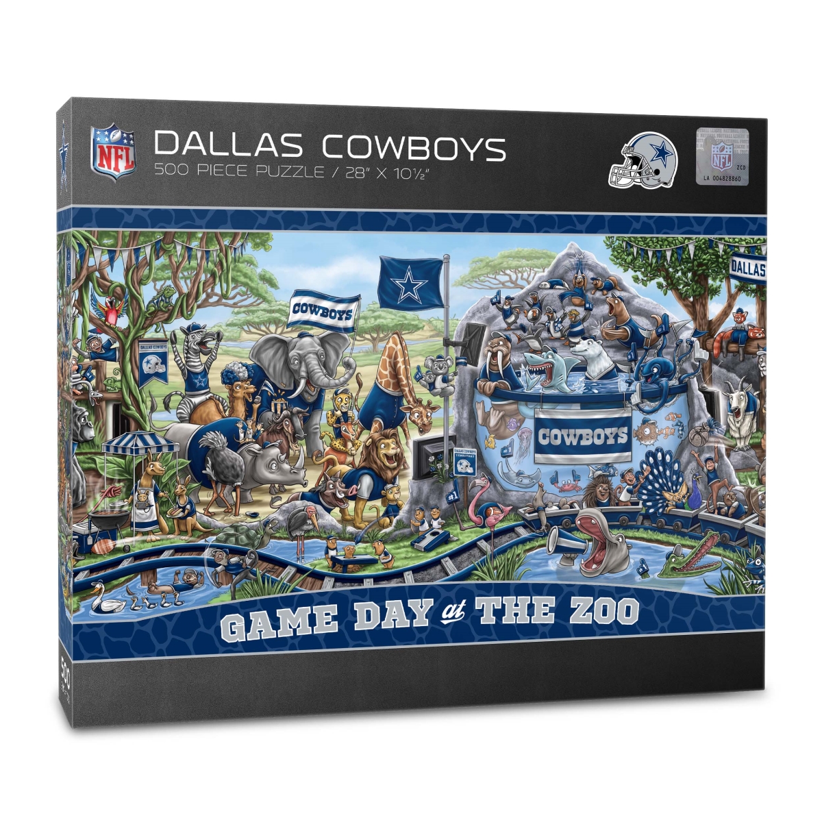 NFL Dallas Cowboys Game Day at The Zoo 500pc Puzzle