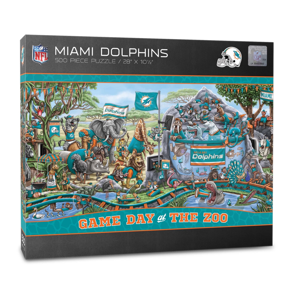 Miami Dolphins 3D StadiumViews Coaster Set