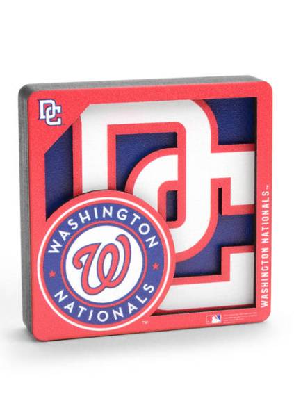 Picture of YouTheFan 8496763 MLB Washington Nationals 3D Logo Series Magnets