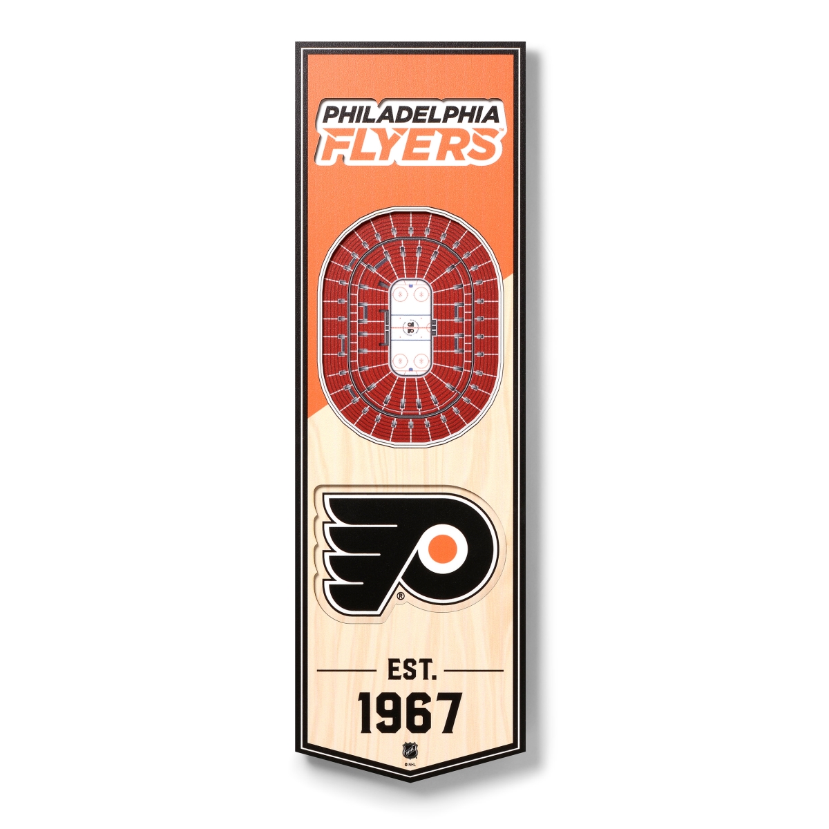 6 x 19 in. NHL Philadelphia Flyers 3D Stadium Banner - Wells Fargo Center -  Souvenirs, SO4254181