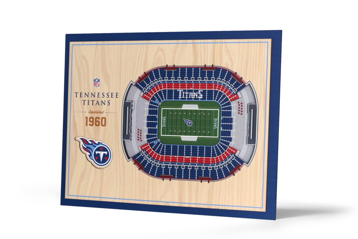 YouTheFan NFL Tennessee Titans 5-Layer StadiumView 3D Wall Art - Nissan Stadium