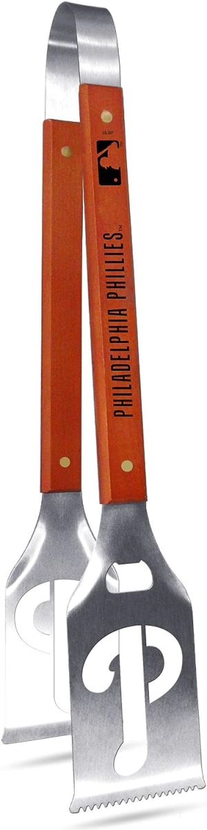 Picture of YouTheFan 5020414 MLB Philadelphia Phillies Spirit Series BBQ Set - 3 Piece