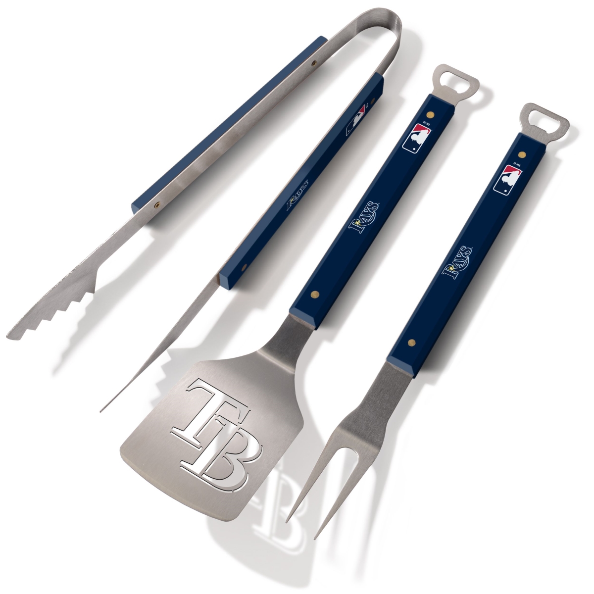 Picture of Youthefan 4604908 MLB Tampa Bay Rays Spirit Series BBQ Set - 3 Piece