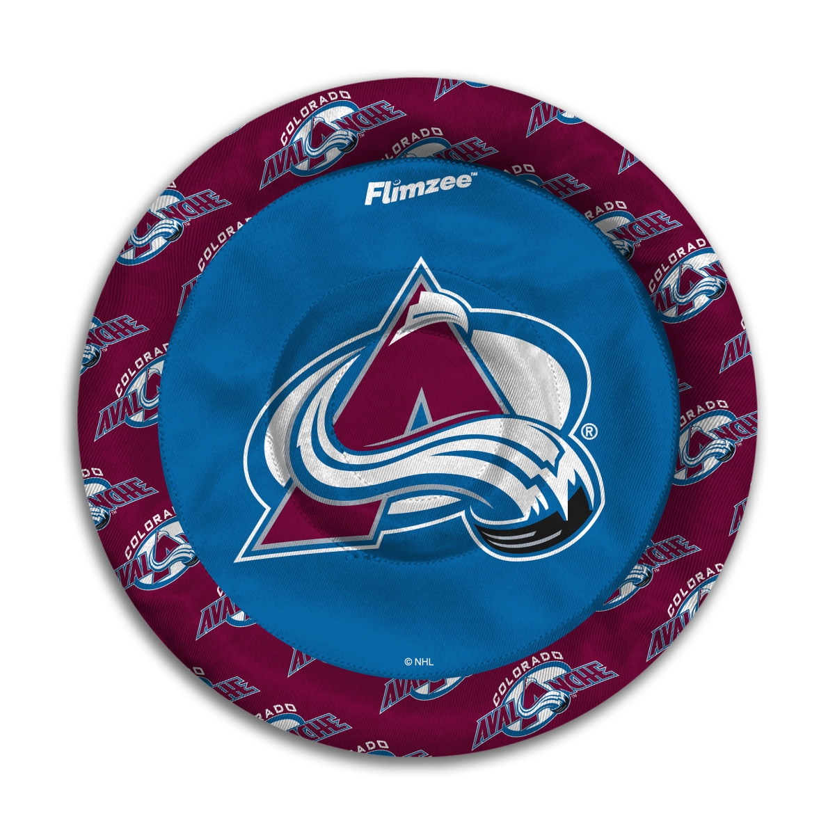 Picture of YouTheFan 4611326 NHL University of Colorado Avalanche Flimzee Bean-Bags Flying Disc