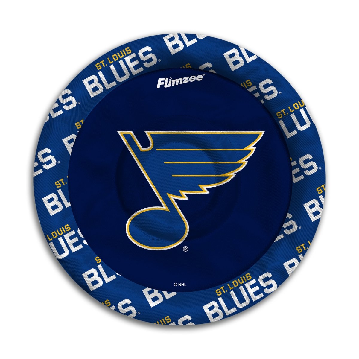 Picture of YouTheFan 4611340 NHL Saint Louis University Blue Flimzee Bean-Bags Flying Disc