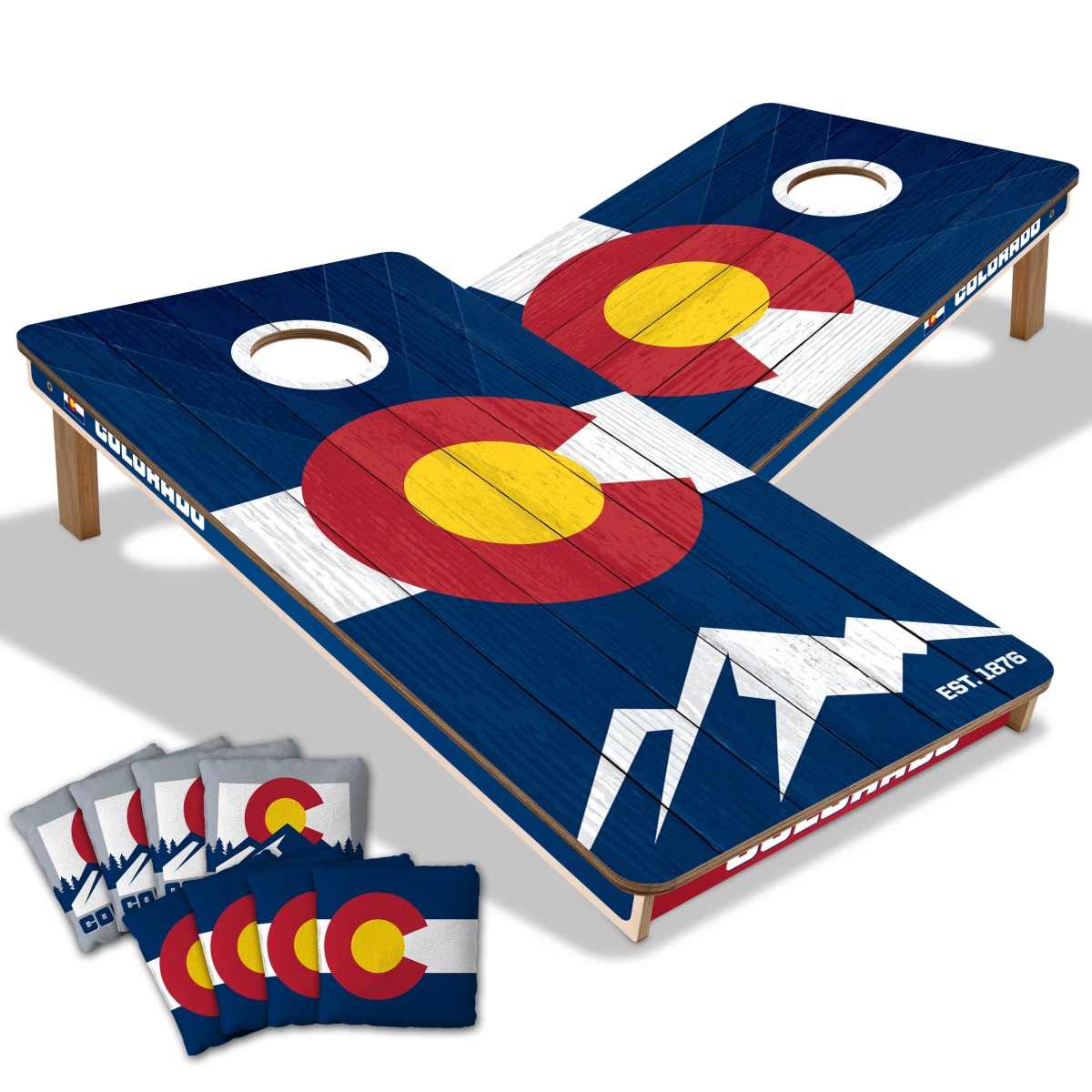 Picture of YouTheFan 4611876 2 x 4 ft. Colorado State University of Cornhole Game