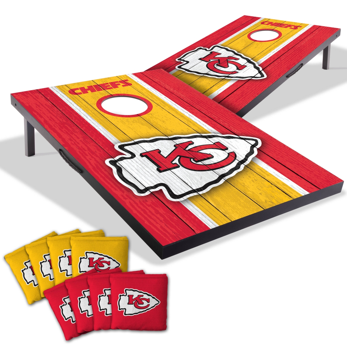 Picture of YouTheFan 4628560 2 x 3 ft. Kansas City University Chiefs MDF Cornhole Board Game
