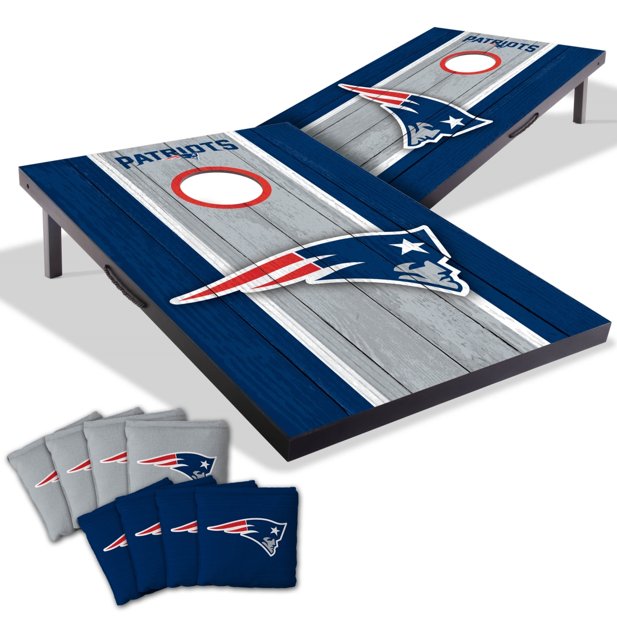 Picture of YouTheFan 4628621 2 x 3 ft.   England College Patriots MDF Cornhole Board Game