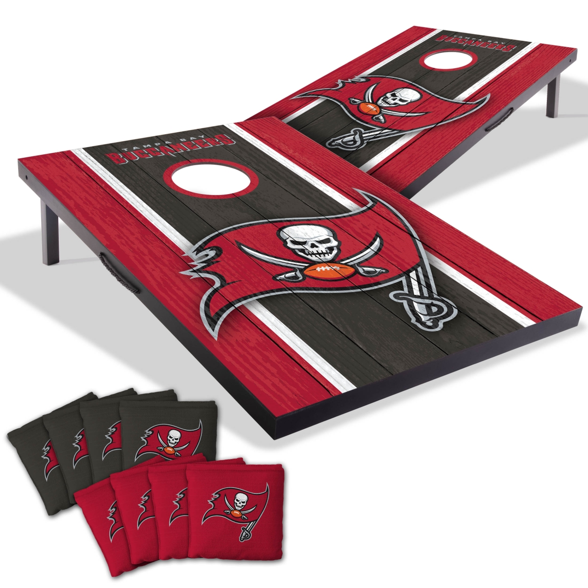 Picture of YouTheFan 4628706 2 x 3 ft. University of Tampa Bay Buccaneers MDF Cornhole Board Game