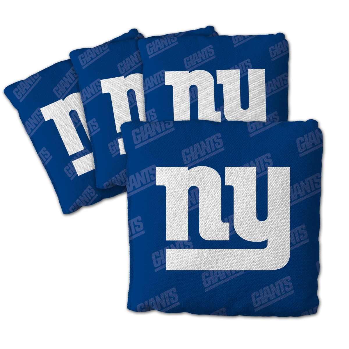 Picture of YouTheFan 4613986 NFL York University Giants Cornhole Bags&#44; Blue - Pack of 4