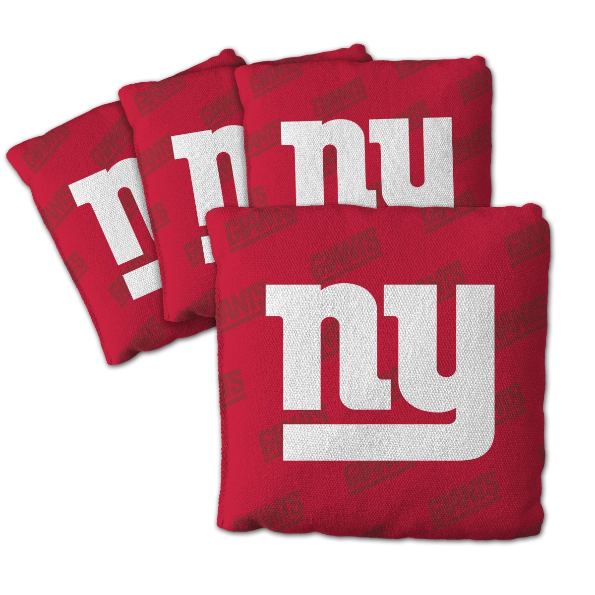 Picture of YouTheFan 4613993 NFL York University Giants Cornhole Bags&#44; Red - Pack of 4