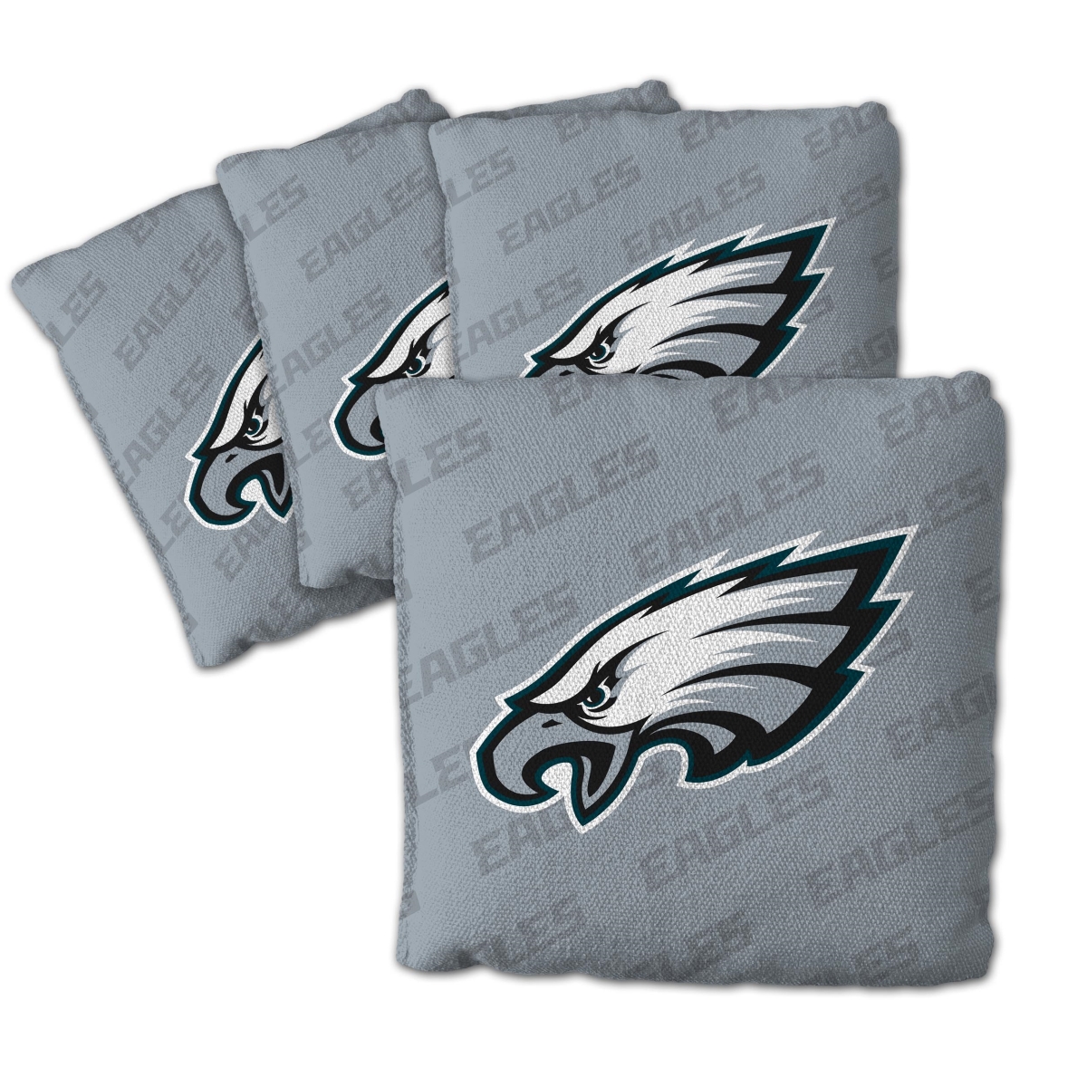 Picture of YouTheFan 4614020 NFL Philadelphia University Eagles Cornhole Bags&#44; Grey - Pack of 4