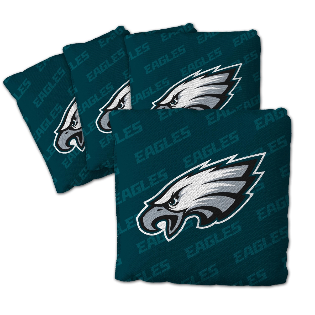 Picture of YouTheFan 4614037 NFL Philadelphia University Eagles Cornhole Bags&#44; Green - Pack of 4
