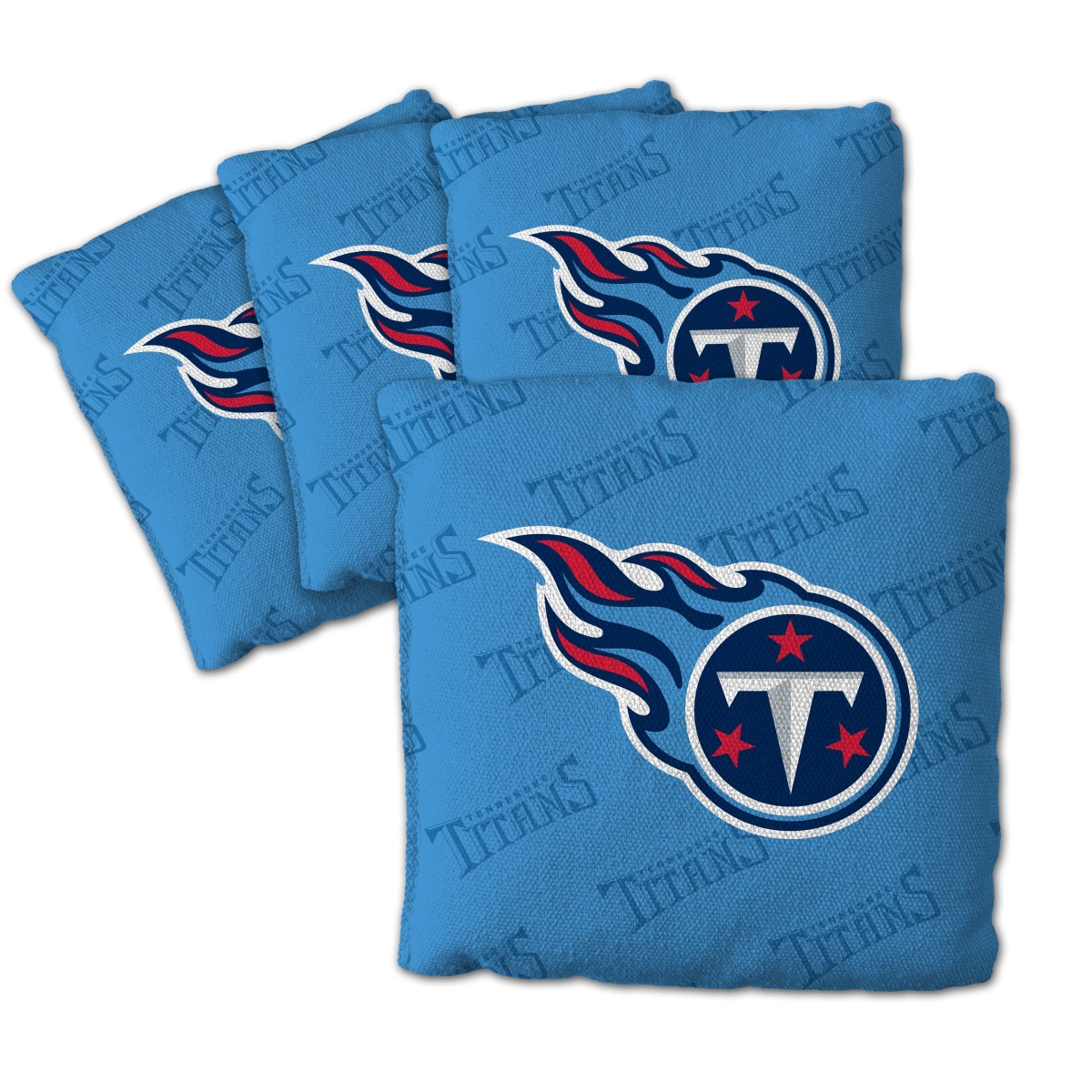 Picture of YouTheFan 4614044 NFL University of Tennessee Titans Cornhole Bags - Blue - Pack of 4