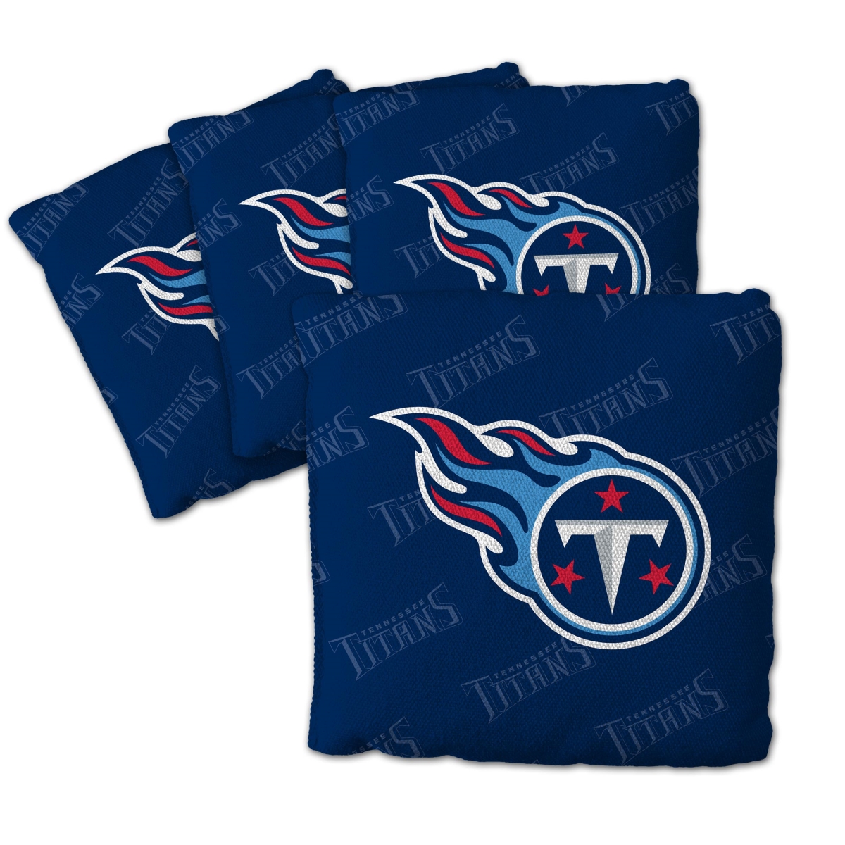 Picture of YouTheFan 4614051 NFL University of Tennessee Titans Cornhole Bags&#44; Blue - Pack of 4