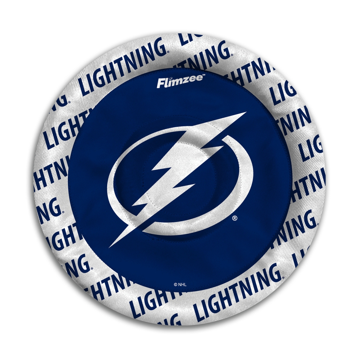Picture of YouTheFan 4615560 NHL University of Tampa Bay Lightning Flimzee Bean-Bags Flying Disc