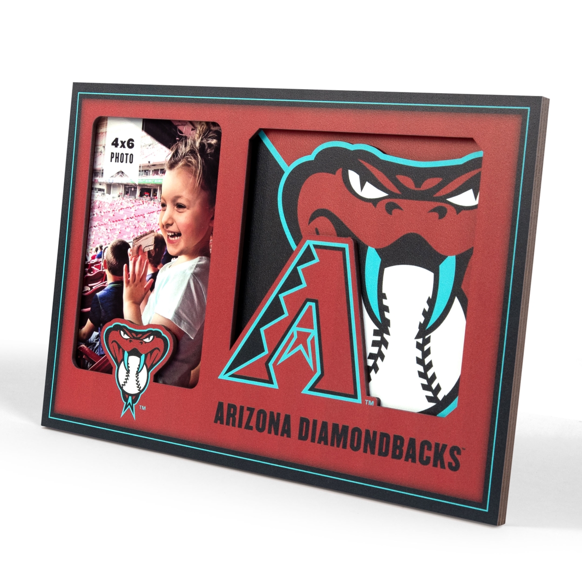 Picture of YouTheFan 4622872 University of Arizona Diamondbacks 3D Logo Picture Frame
