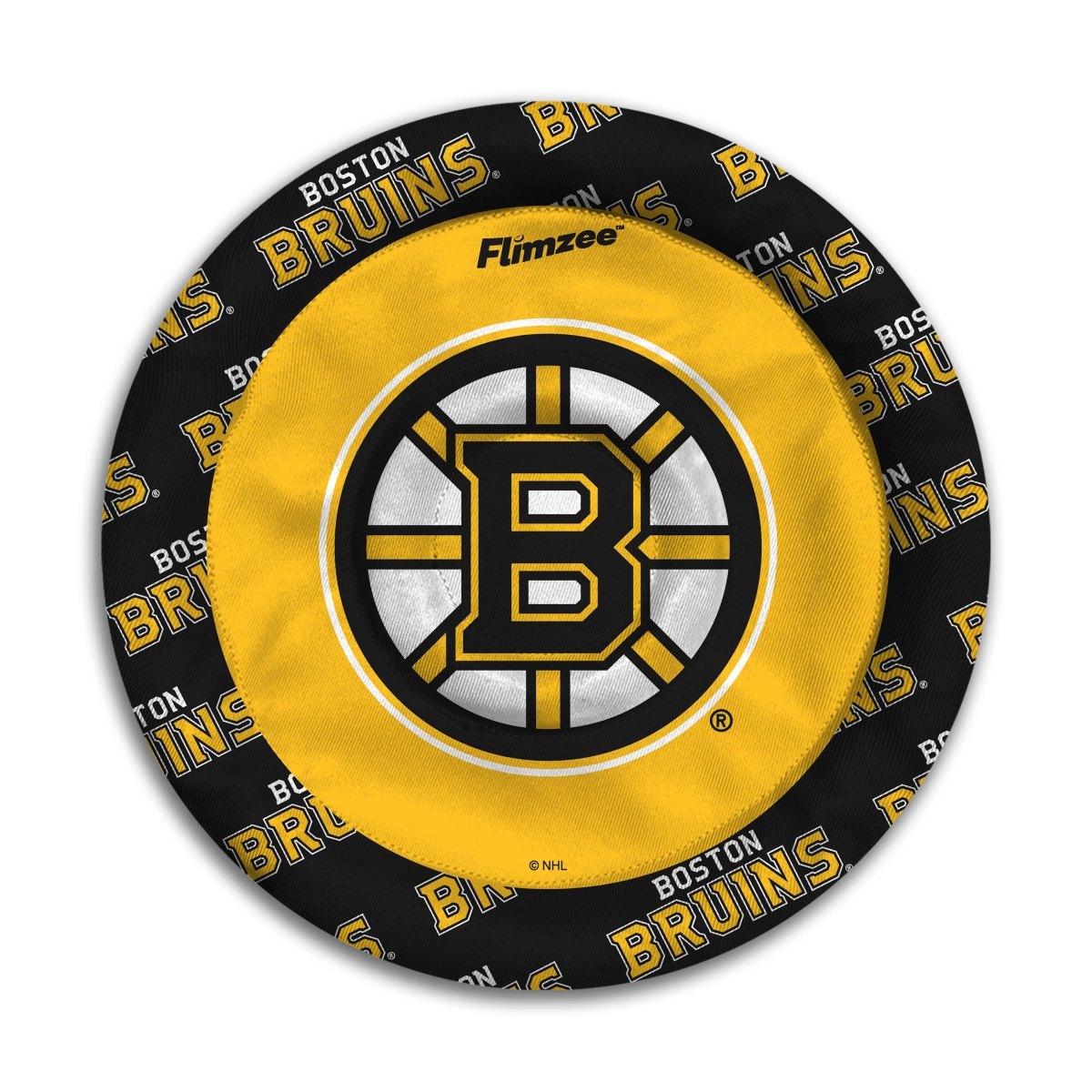 Picture of YouTheFan 4608814 NHL Boston University Bruins Flimzee Bean-Bags Flying Disc