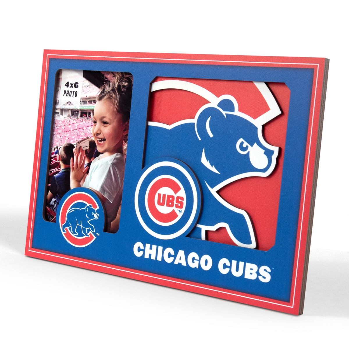 Picture of YouTheFan 4622919 University of Chicago Cubs 3D Logo Picture Frame
